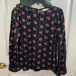 Loft floral blouse